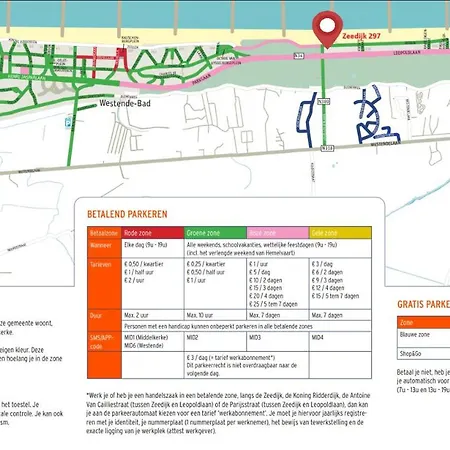 Knus 2-slaapkamer Souterrain Appartement, Direct Aan De Middelkerkse Zeedijk 公寓 米德尔克尔克